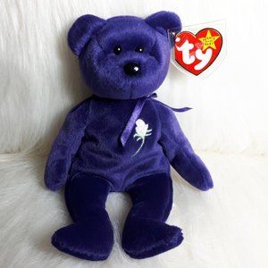 "Ty Beanie Baby" Princess Diana bear 1997. Rare NWT